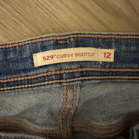 Levi 529 Size 12 Curvy Bootcut Jeans - Picture 4 of 6